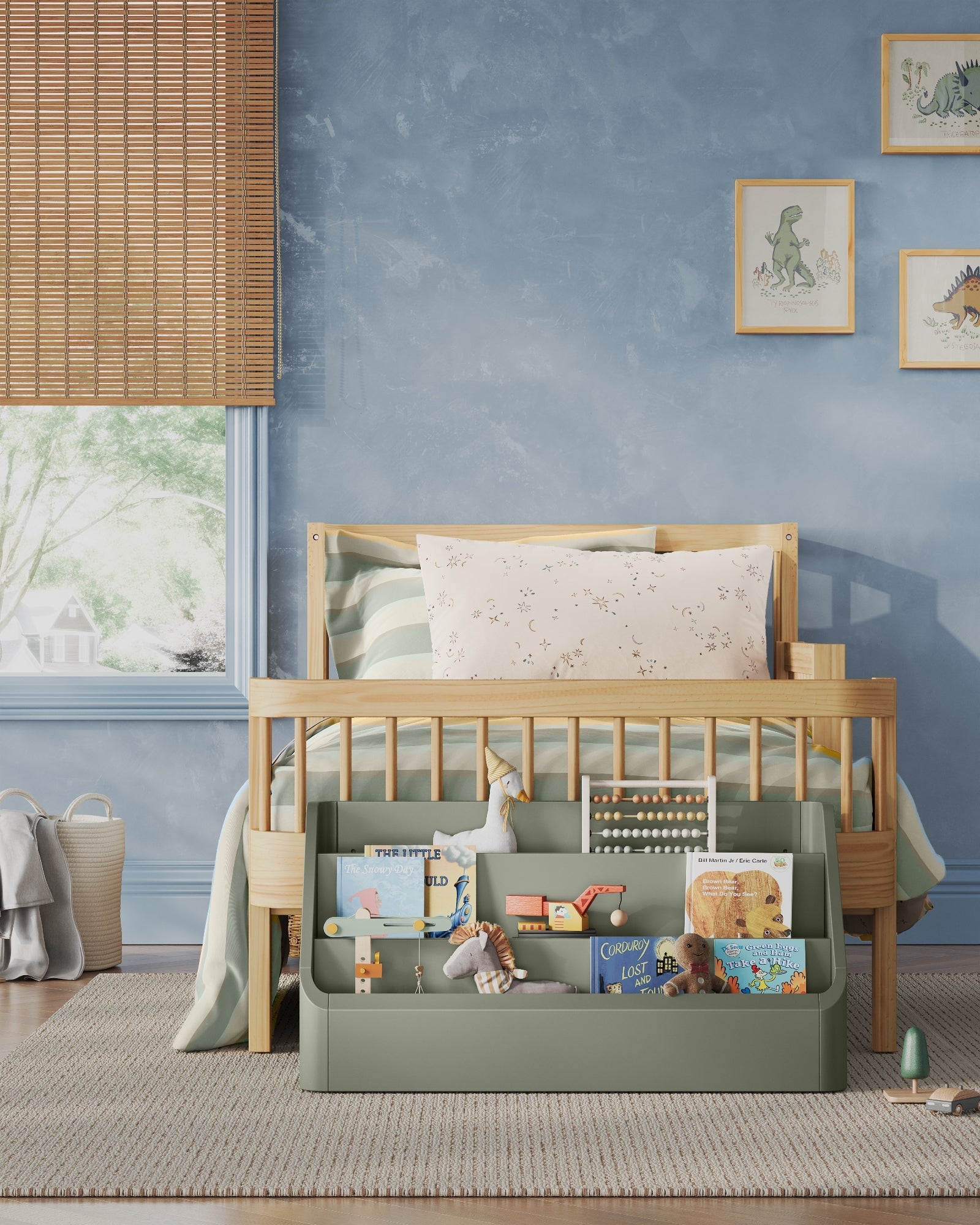 Wave Montessori Bookshelf