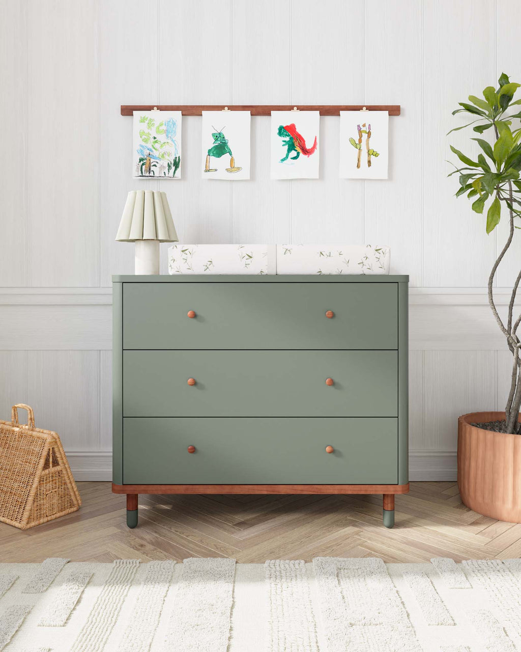 The Cloud 3 Drawer Assembled Dresser