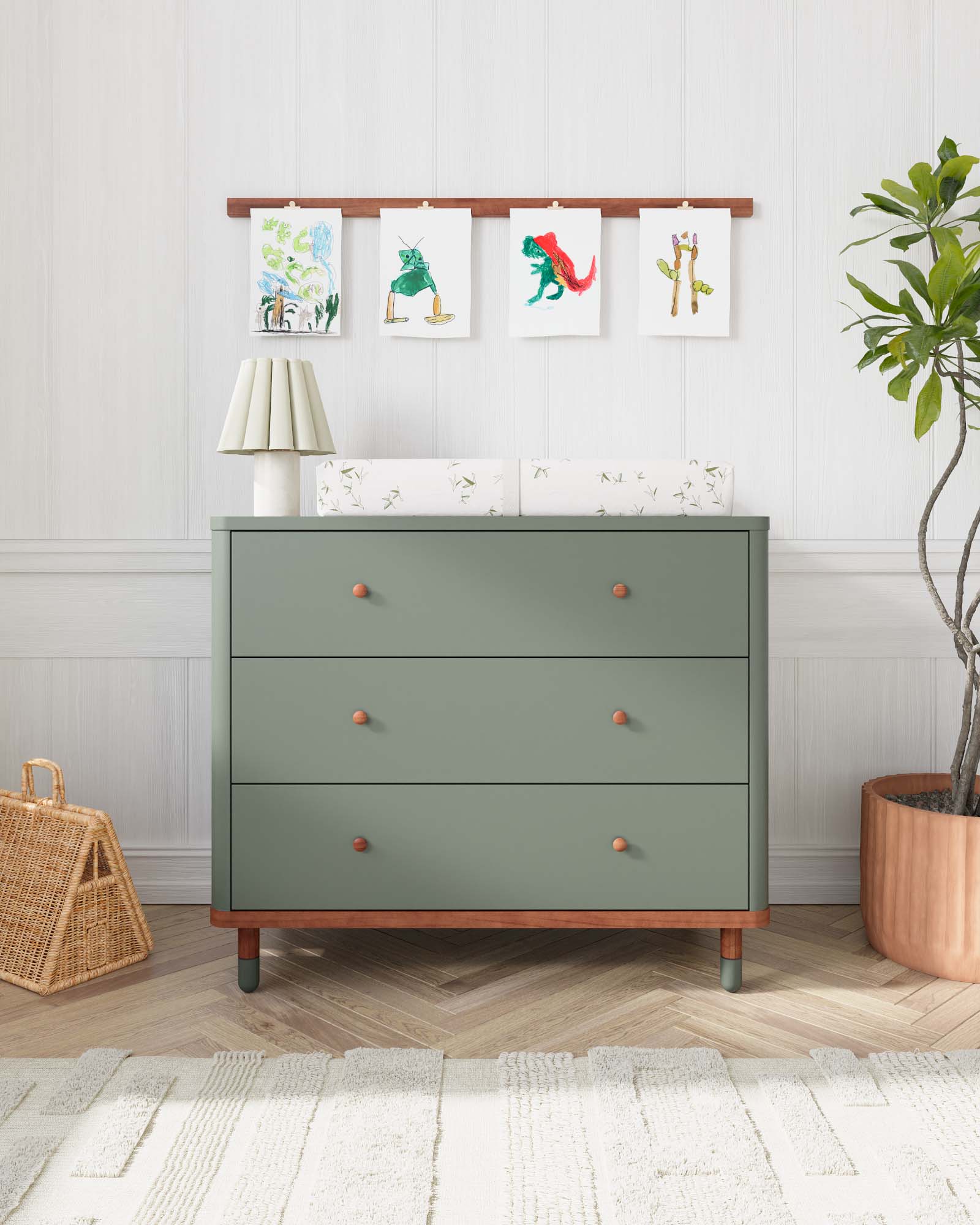 The Cloud 3 Drawer Assembled Dresser