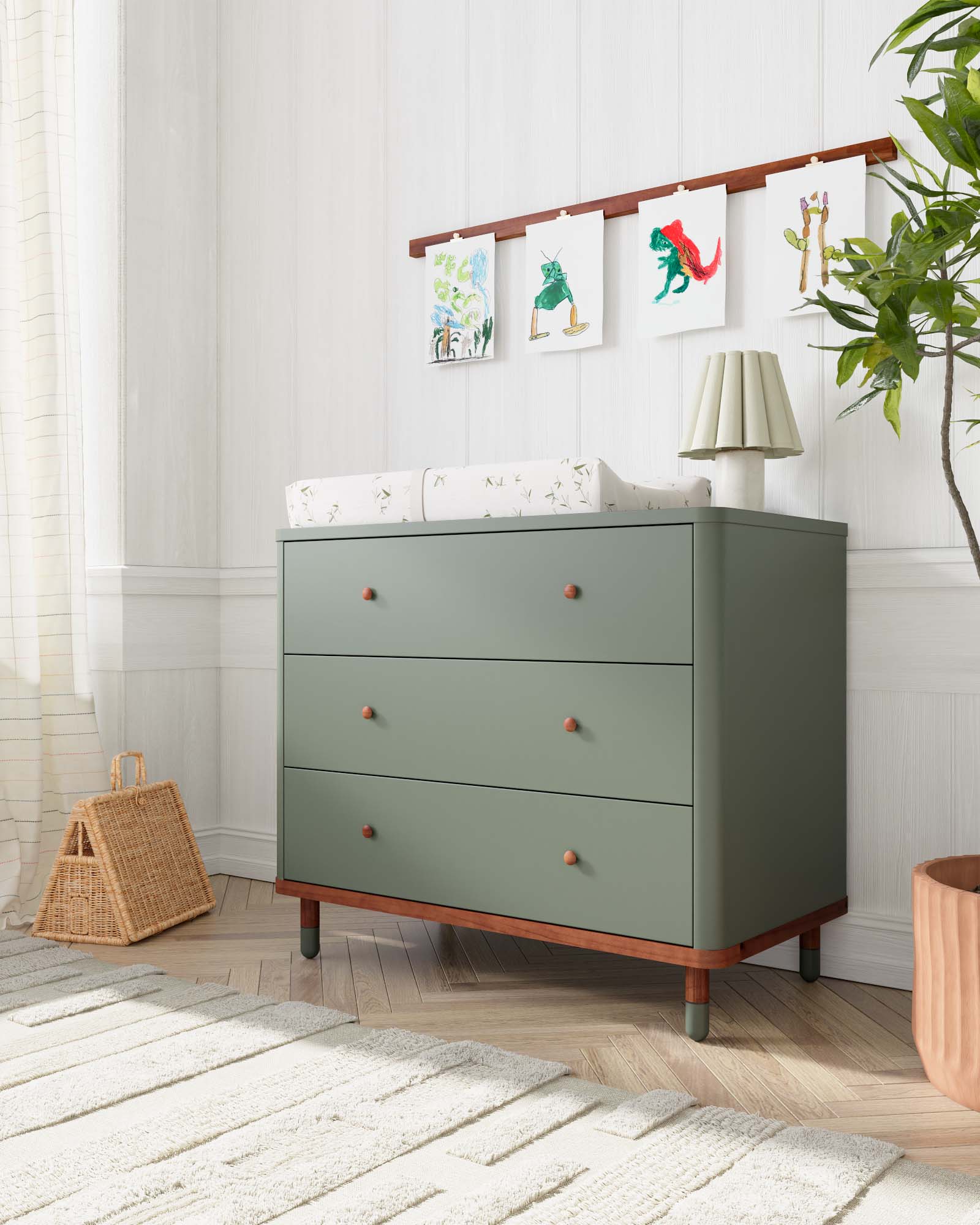 The Cloud 3 Drawer Assembled Dresser