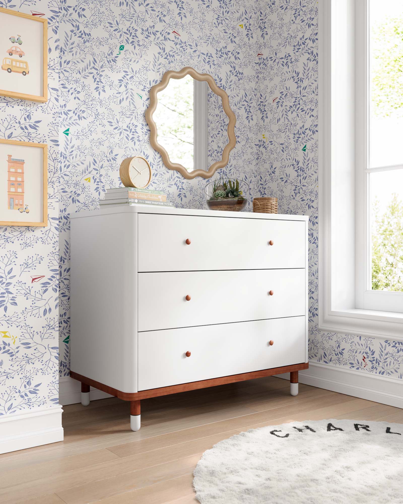 The Cloud 3 Drawer Assembled Dresser