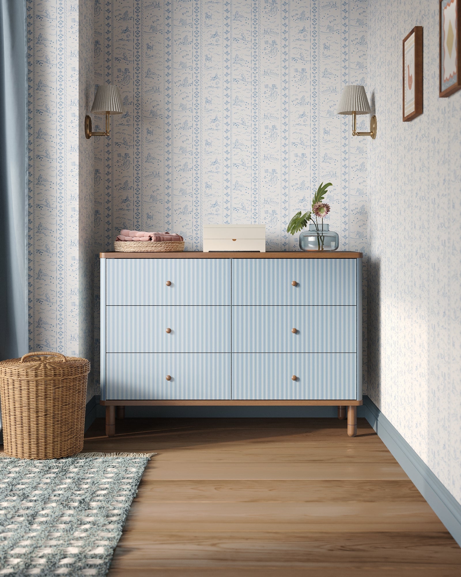 The Cloud 6 Drawer Assembled Dresser