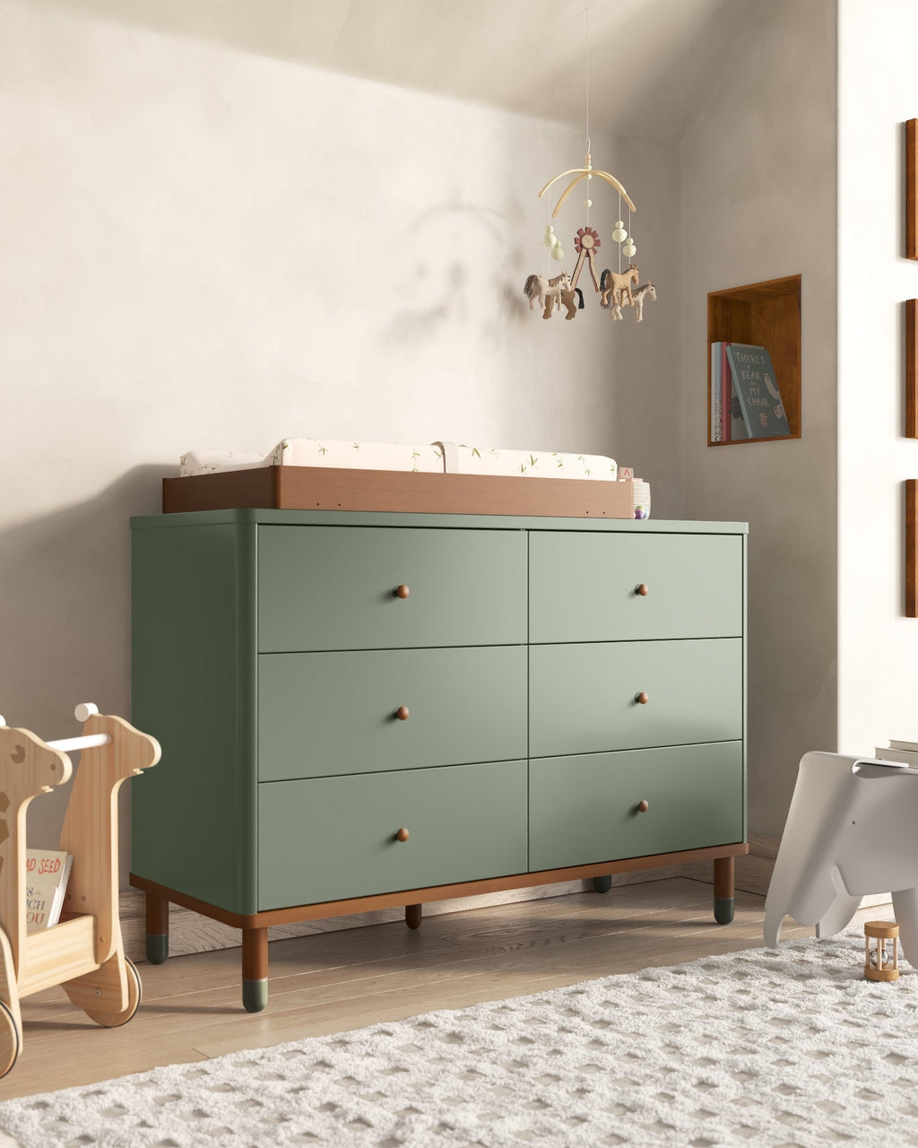 The Cloud 6 Drawer Assembled Dresser