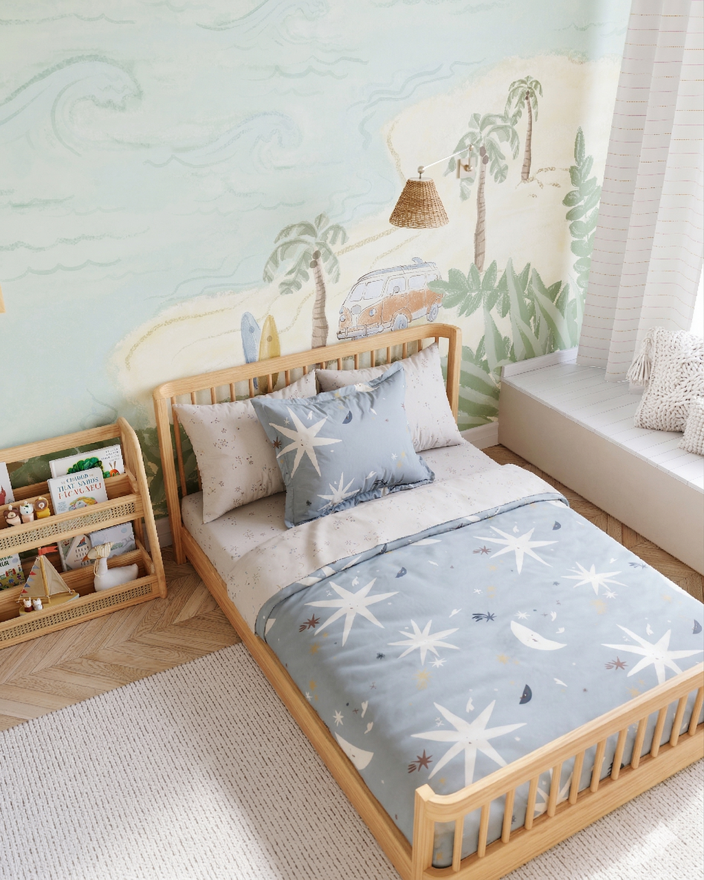 The Wave Full Bed | Convertible Floor to Full Bed